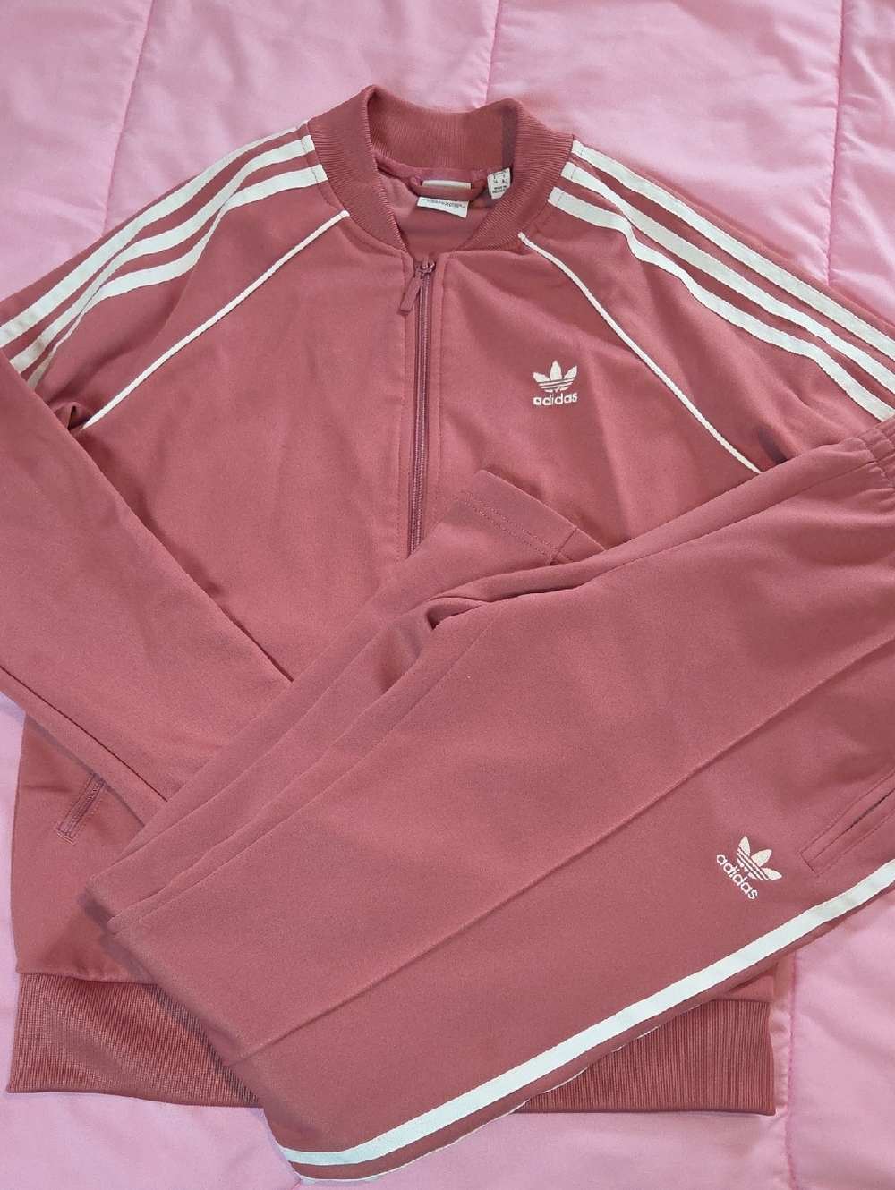 ADIDAS PINK ROSE TRACK SUIT